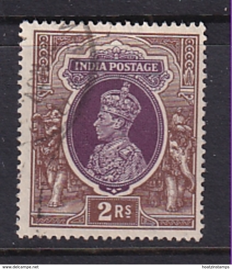 India: 1937/40   KGVI    SG260     2R     Used - 1936-47 Roi Georges VI