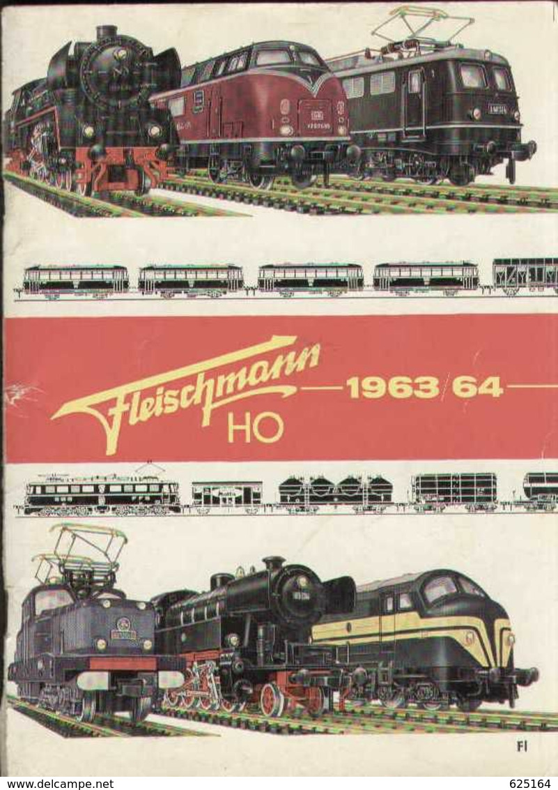 Catalogue FLEISCHMANN 1963/64 HO 1/87 Belgische Editie- In De Nederlandse Taal -  - Prijzen In Belgische Frank - Nederlands