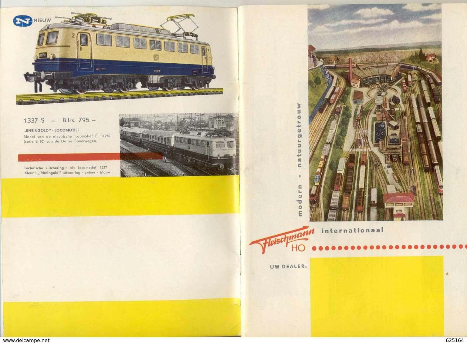 Catalogue FLEISCHMANN 1963/64 HO 1/87 Belgische Editie- In De Nederlandse Taal -  - Prijzen In Belgische Frank - Dutch