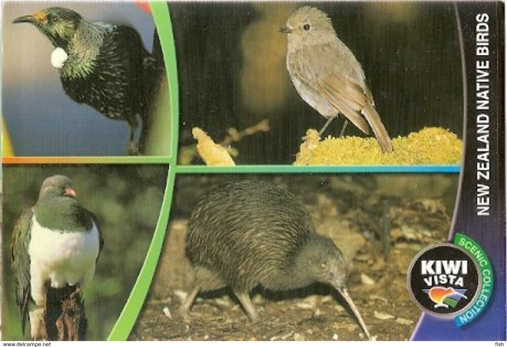 New Zealand & Marcofilia, New Zealand Native Birds, Thornton Dale England 2005 (6757) - Lettres & Documents