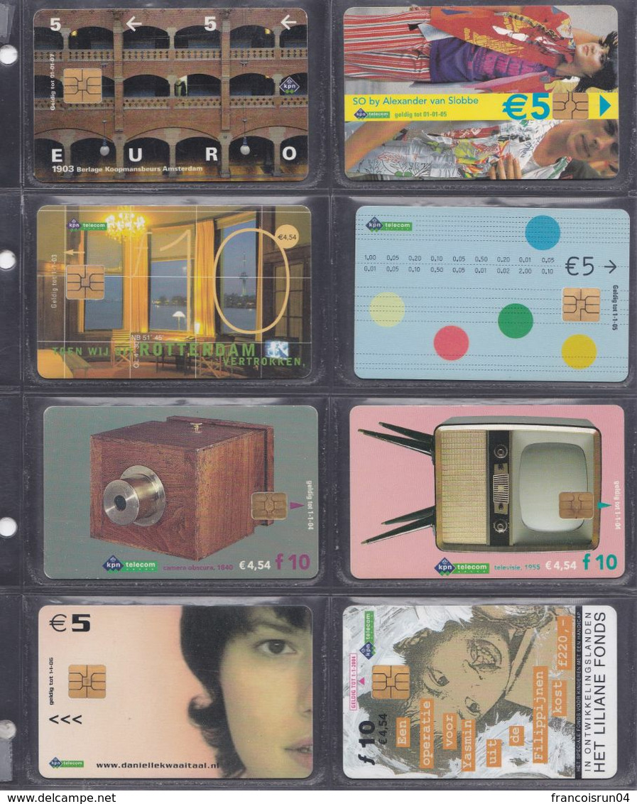 PAYS BAS 8 Cartes Téléphonique - Collections