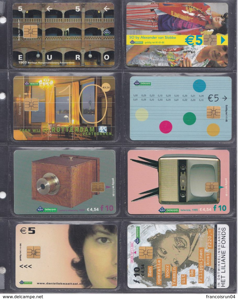 PAYS BAS 8 Cartes Téléphonique - Collections