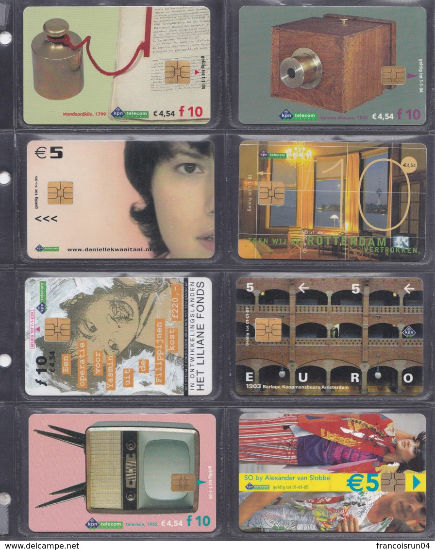 PAYS BAS 8 Cartes Téléphonique - Collections