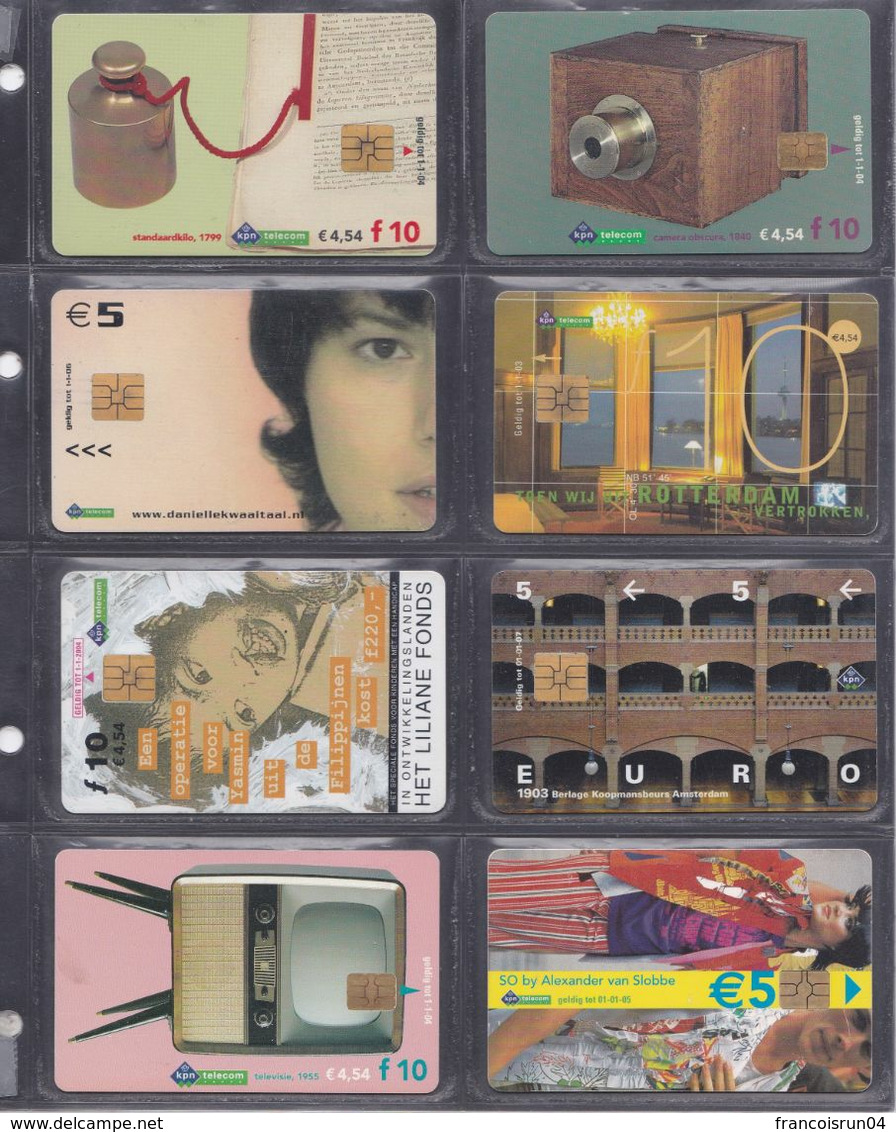 PAYS BAS 8 Cartes Téléphonique - Collections