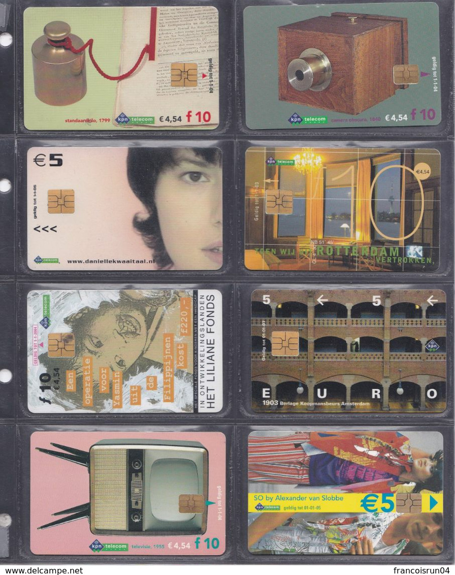 PAYS BAS 8 Cartes Téléphonique - Collections