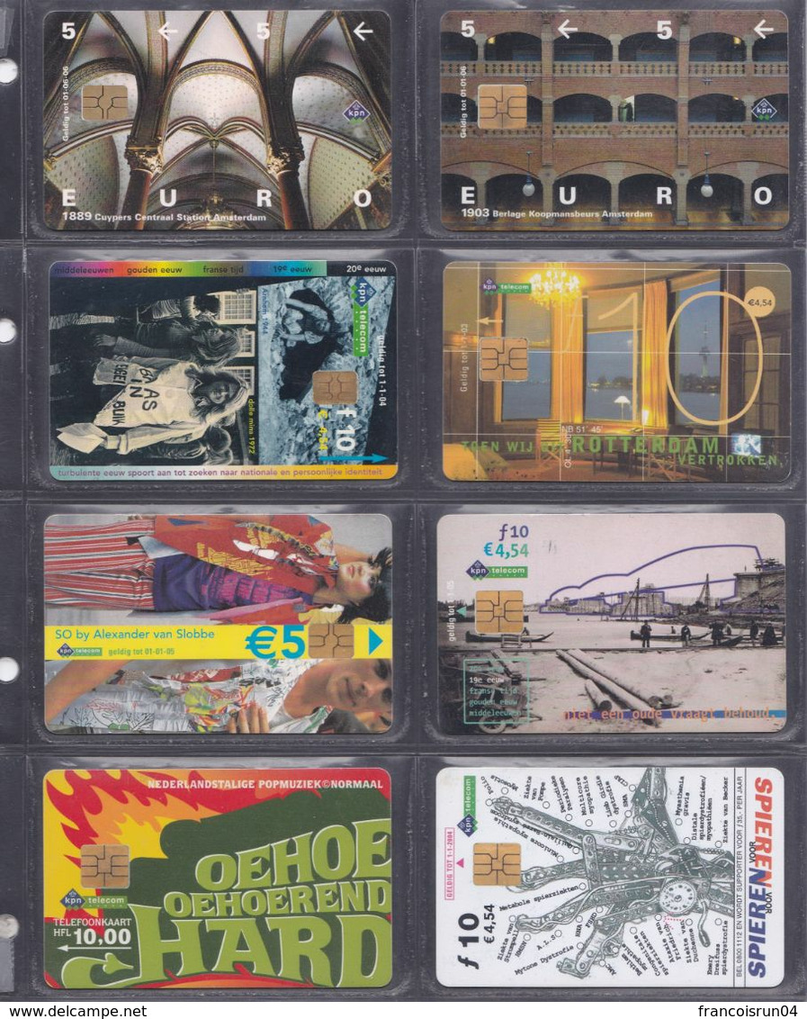 PAYS BAS 8 Cartes Téléphonique - Collections