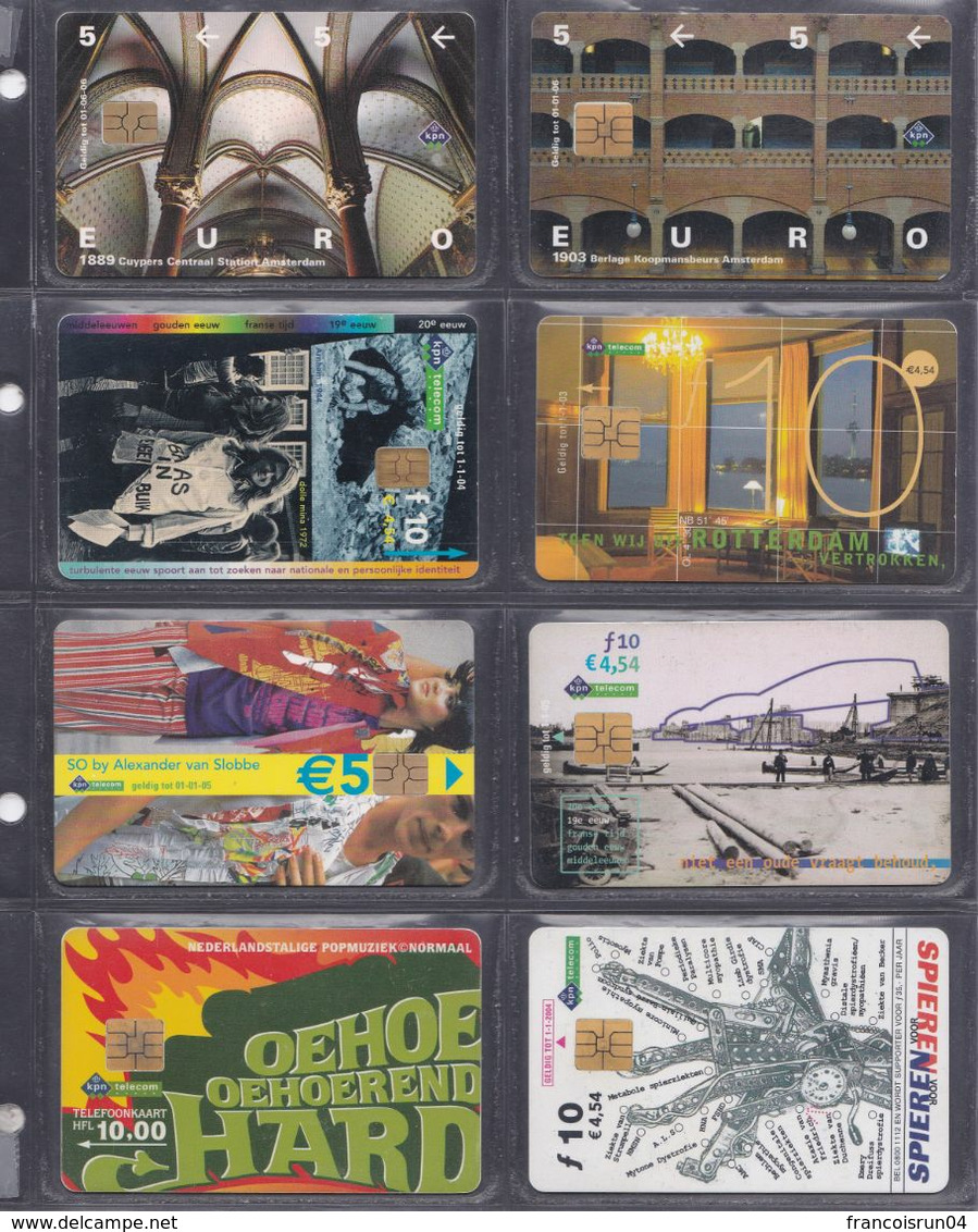 PAYS BAS 8 Cartes Téléphonique - Collections