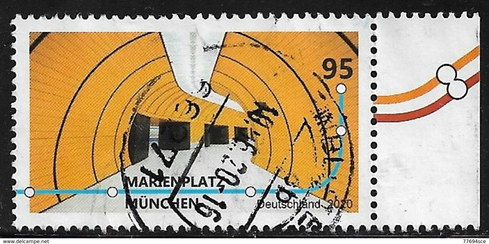 2020  U-Bahn Stationen - Used Stamps