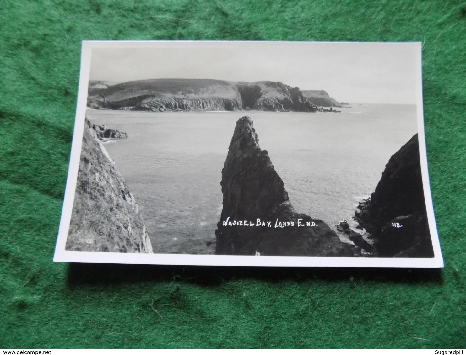 VINTAGE UK CORNWALL: LAND'S END Najizel Bay B&w First & Last - Land's End