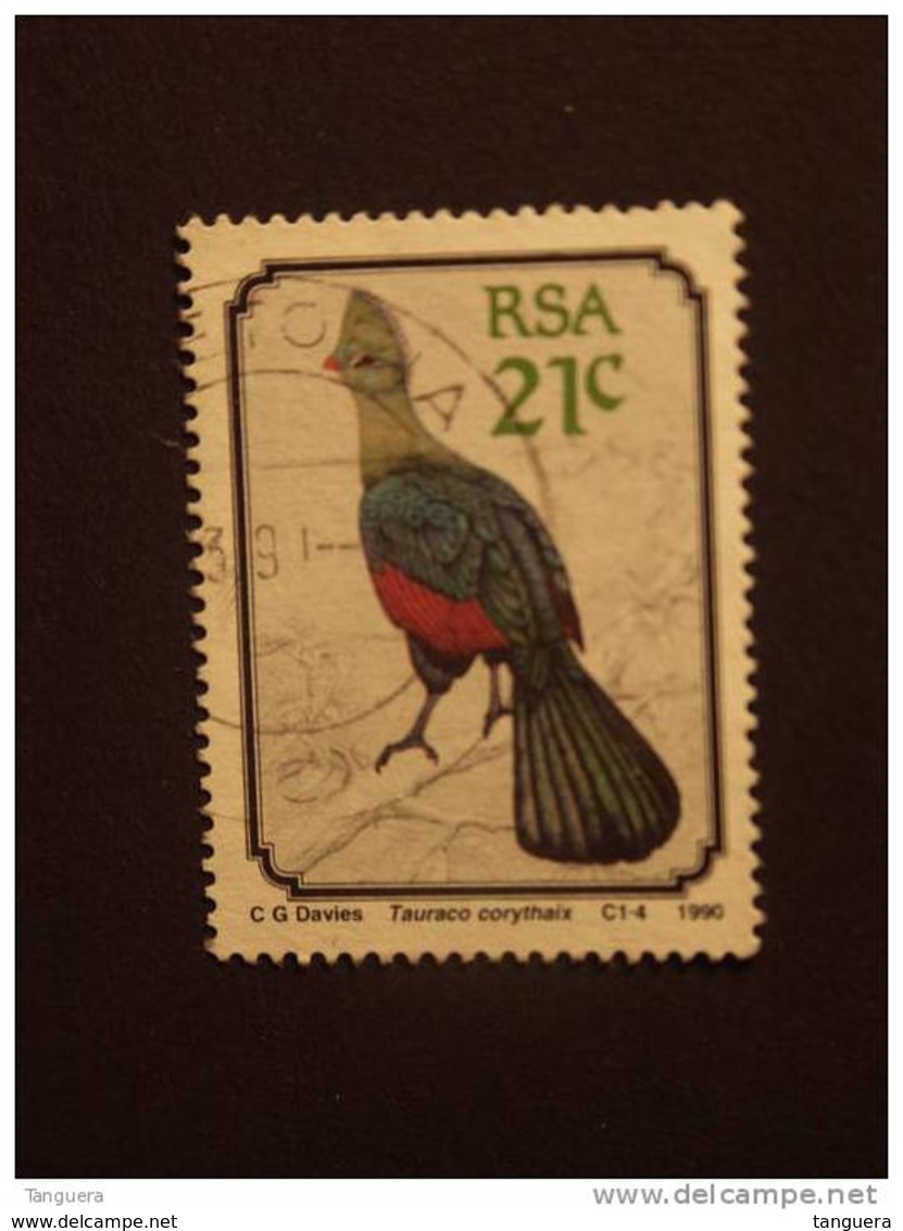 Zuid Afrika South Africa Afrique Du Sud RSA Vogels Oiseaux Bird Yv 717 O - Coucous, Touracos