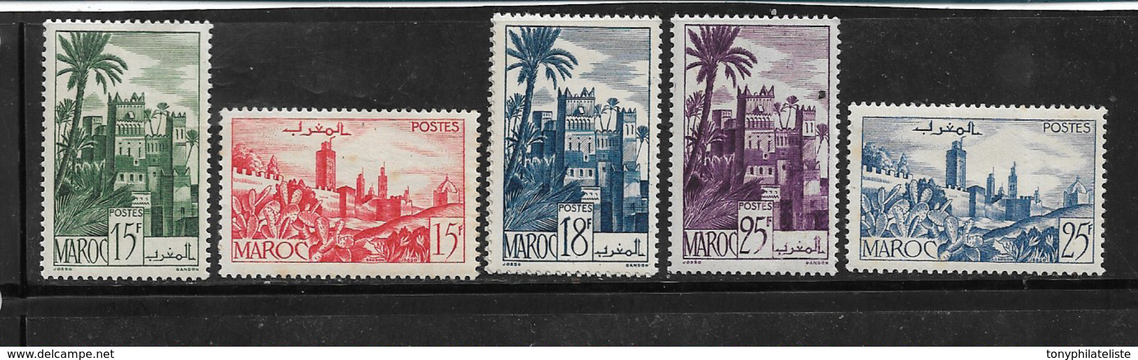 Colonie Francaise   Maroc De 1945/49  N°246 A 265A Complet ** Et * - Neufs