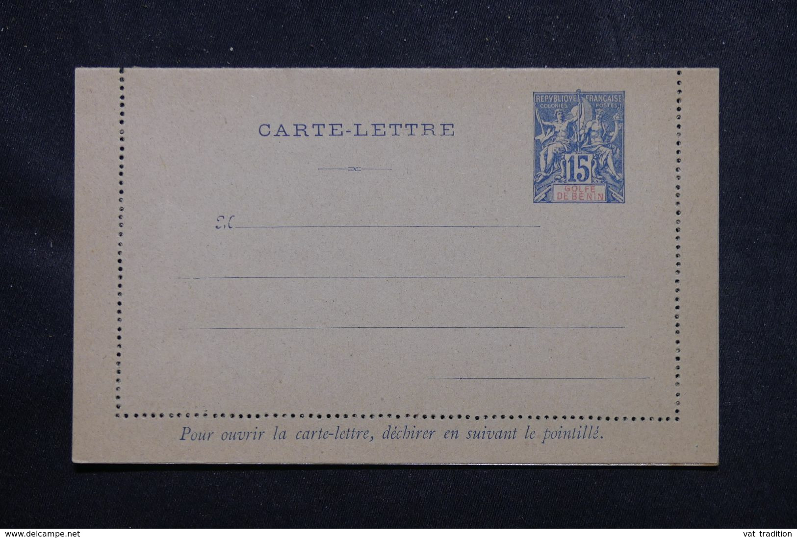 BÉNIN - Entier Postal Carte Lettre Au Type Groupe, Non Circulé - L 69326 - Lettres & Documents