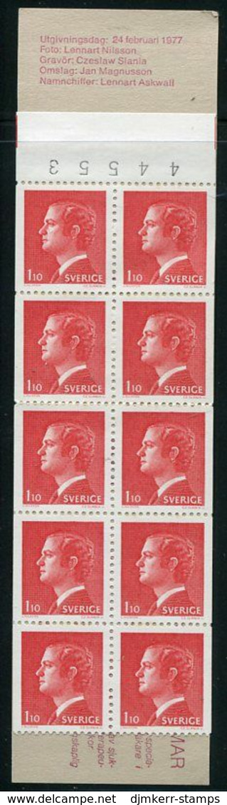 SWEDEN 1975 King CarlXVI Gustav 11 Kr. Booklet MNH / **.  Michel  902 MH - 1951-80