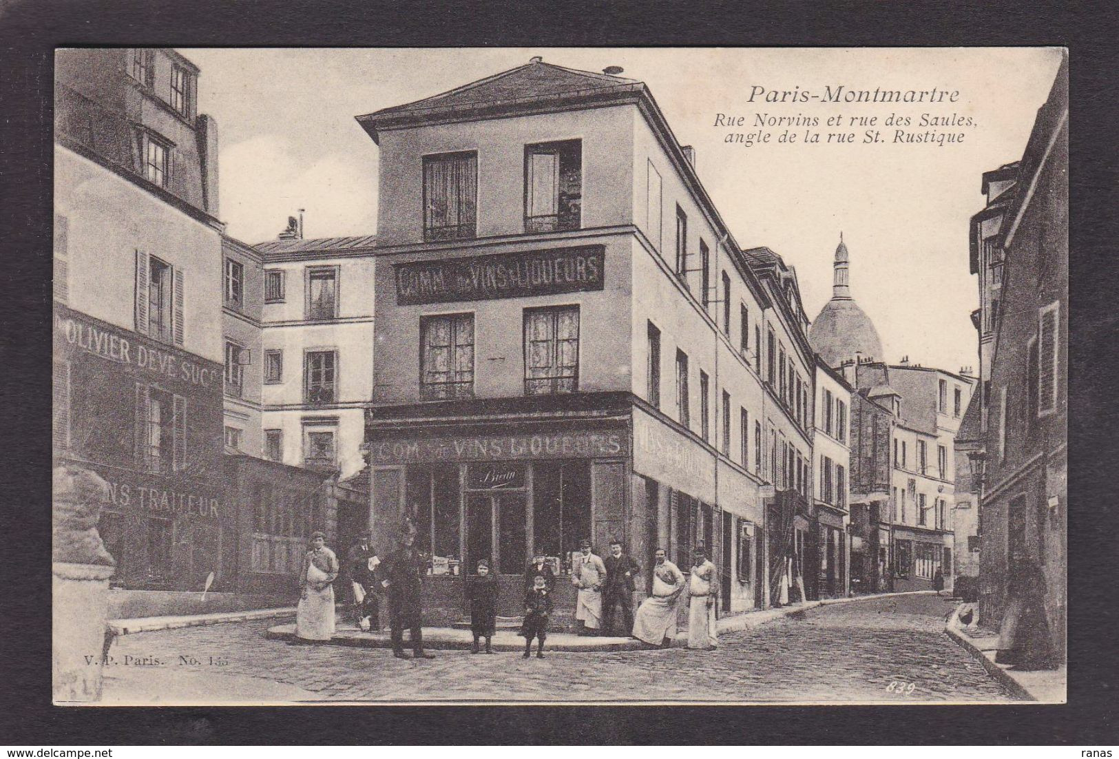 CPA Paris 75 Arrondissement 18  E Non Circulé Commerce Shop Devanture Magasin Montmartre - Paris (18)
