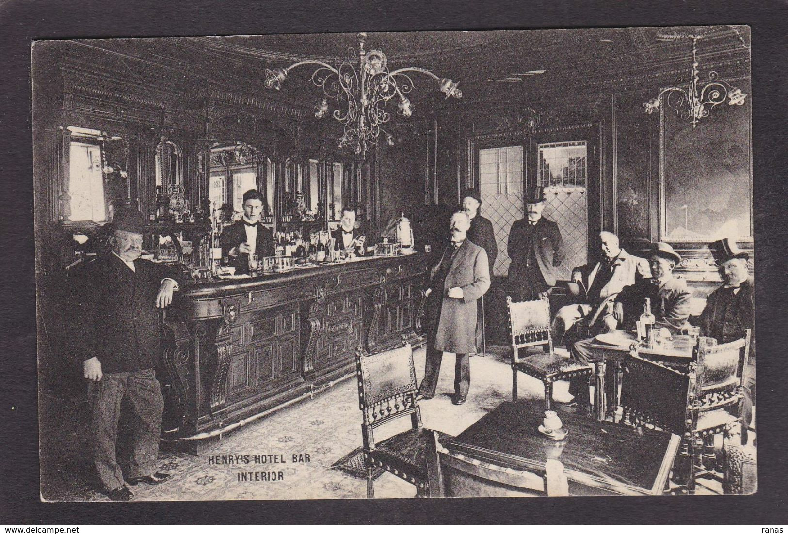 CPA Paris 75 Arrondissement Circulé Intérieur D'hôtel - Bar, Alberghi, Ristoranti