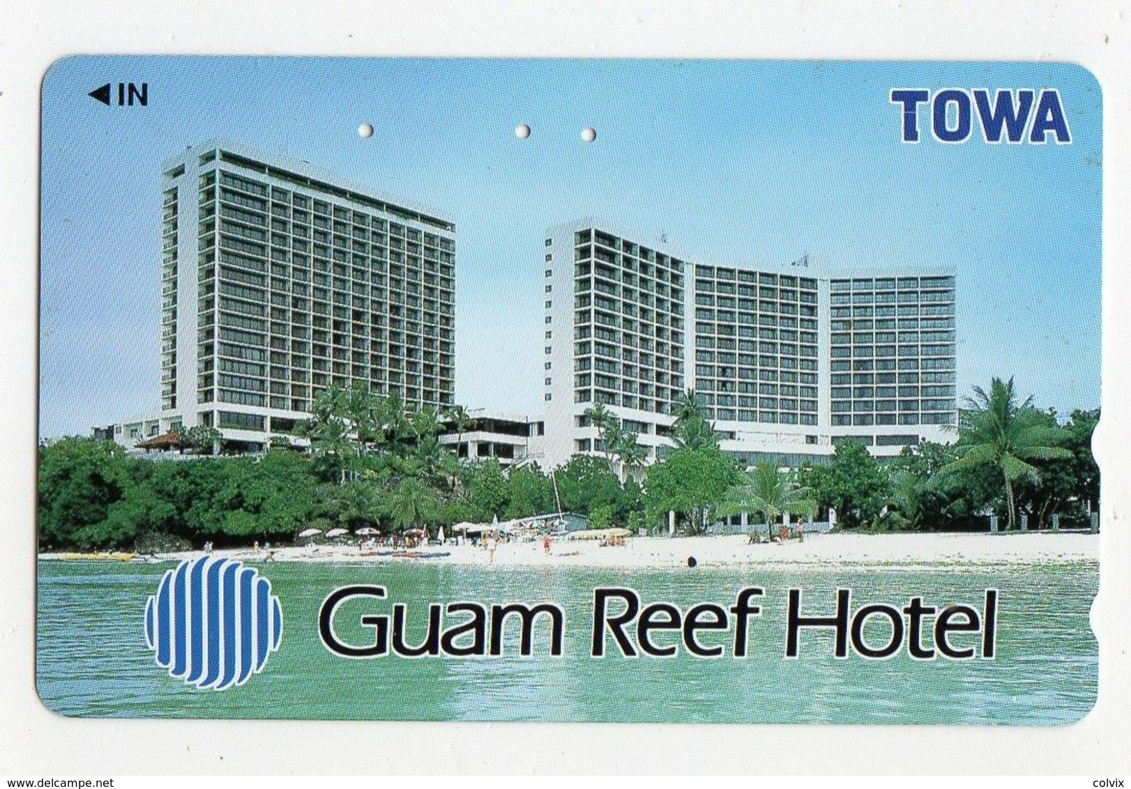 GUAM TELECARTE JAPON REEF HOTEL - Guam