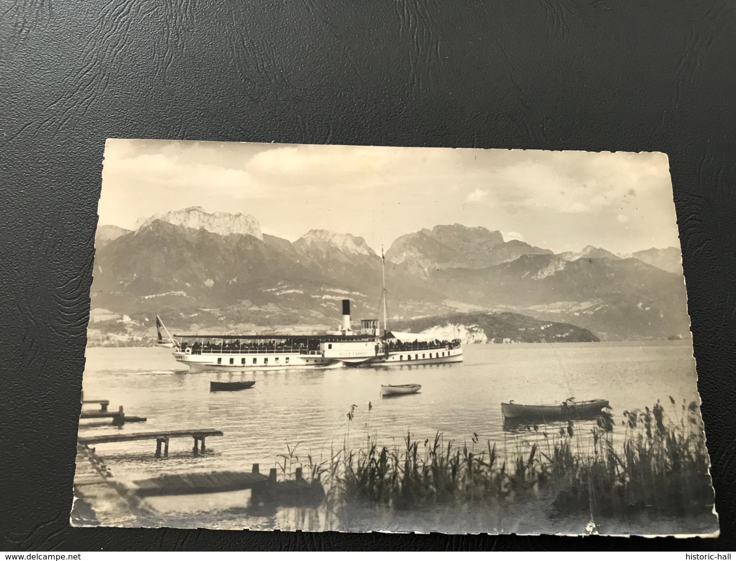 543 - LAC D’ANNECY. SEVRIER Le Bateau Quittant Le Port - 1959 Timbrée - Annecy