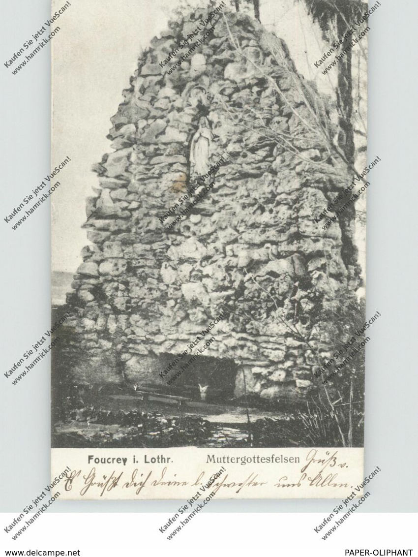 F 57830 FOULCREY / FOLKRINGEN,  Muttergottesfelsen, 1915, Deutsche Feldpost - Sarrebourg