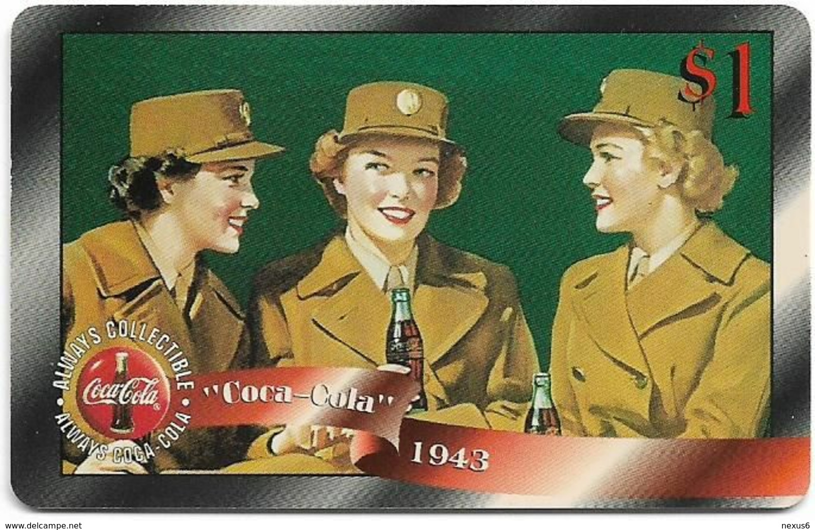 USA - Sprint - Coca Cola Score Board SBI - SBI-679 - Coca Cola #9, Remote Mem. 1$, 04.1996, Mint - Sprint