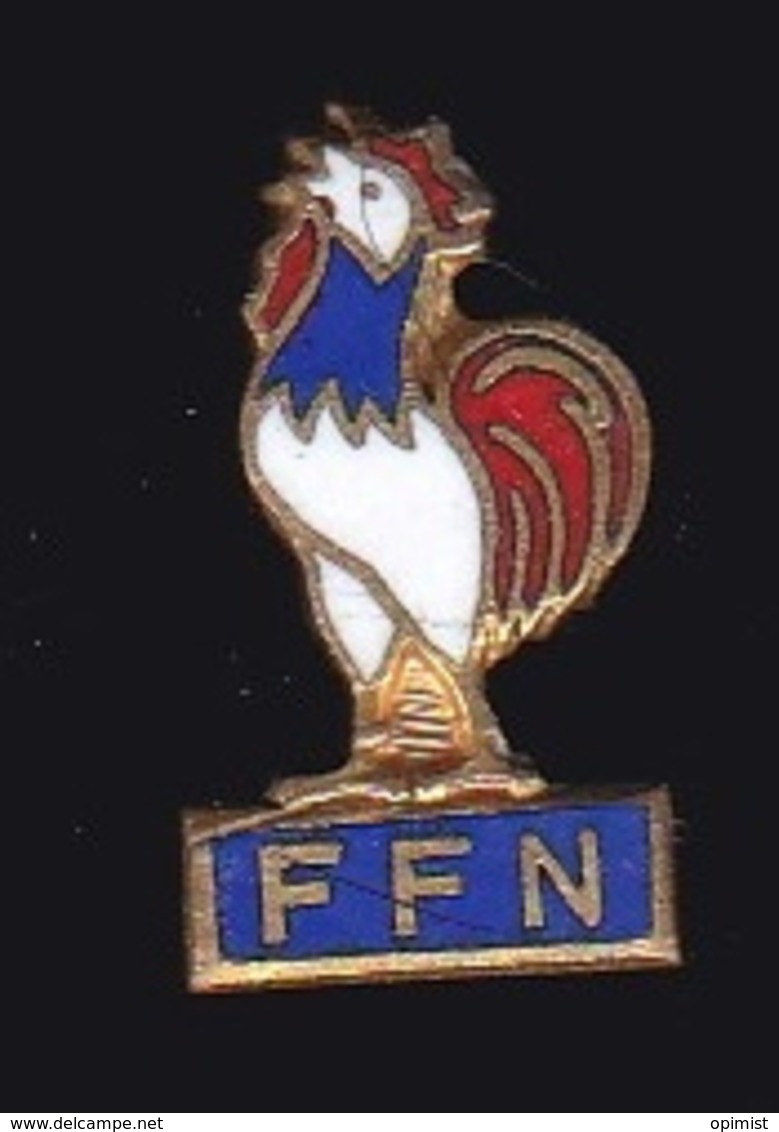 66386- Pin's.Coq.La Fédération Française De Natation - Natation