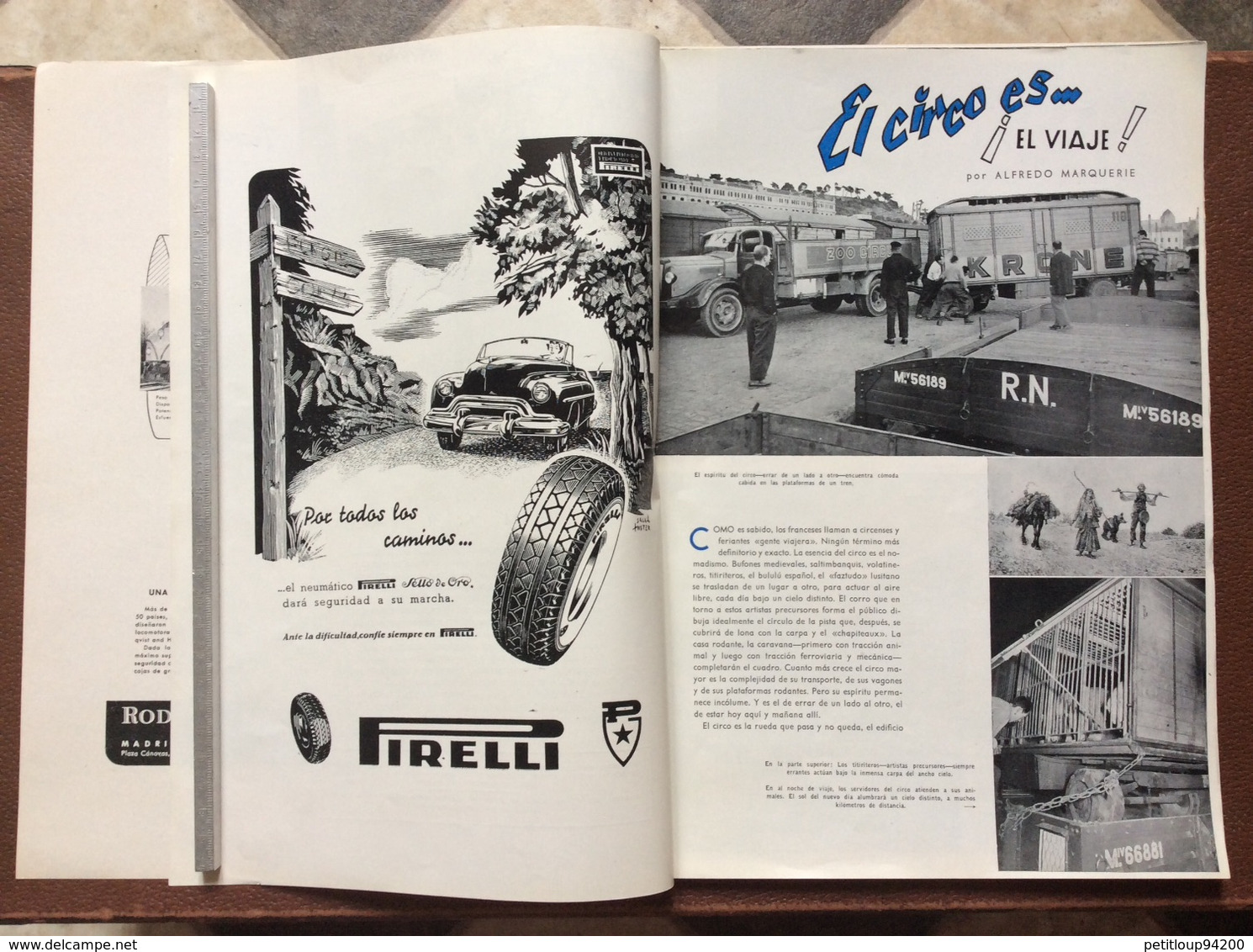 REVUE  CIRQUE  No 67  Réseau National Des Chemins De Fer Espagnoles RENFE  Trenes Circo  ESPAGNE  Annee 1965y - [4] Tematica