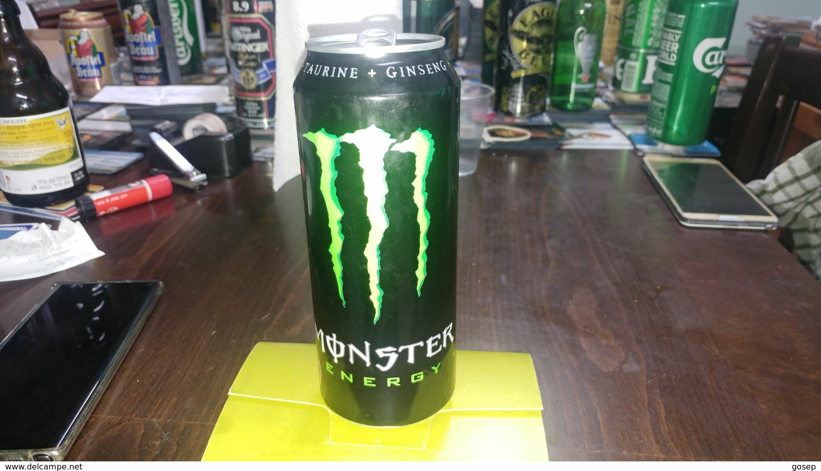 Israel-monster Energy-(green)-(500mill)-(number 1) - Licor Espirituoso