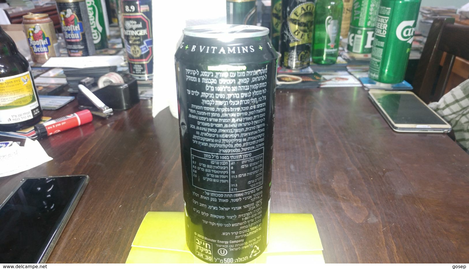 Israel-monster Energy-(green)-(500mill)-(number 1) - Spiritueux