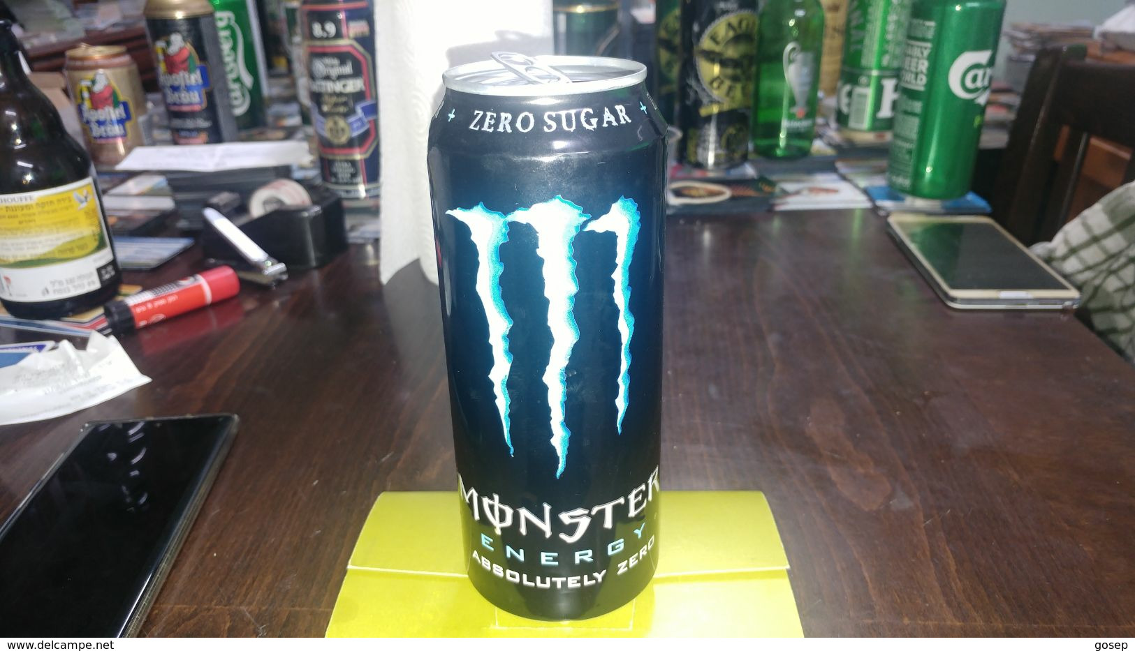 Israel-monster Energy-absolutely Zero(blue)-(500mill)-(number 2) - Spirits