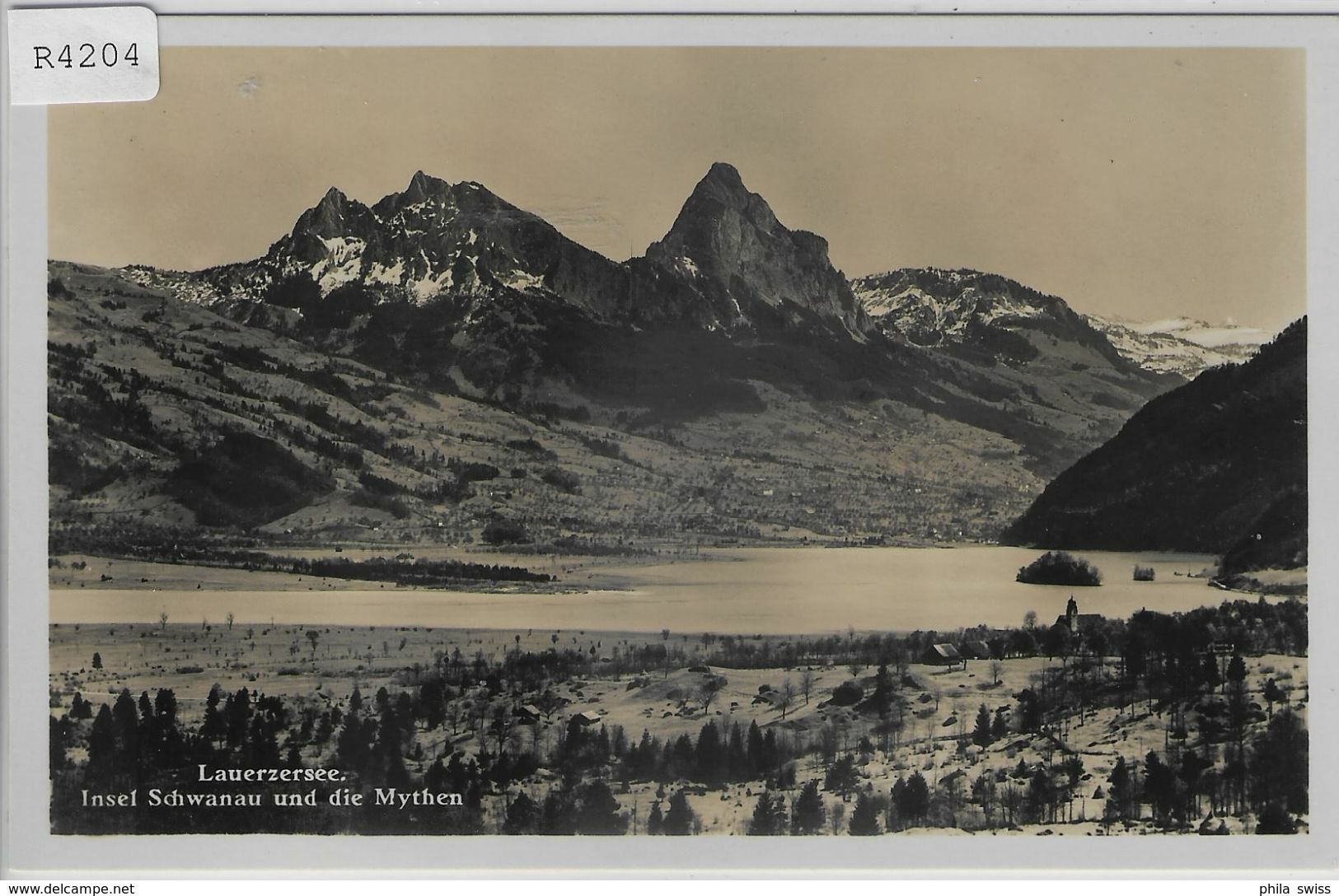 Lauerzersee - Insel Schwanau Und Die Mythen - Lauerz