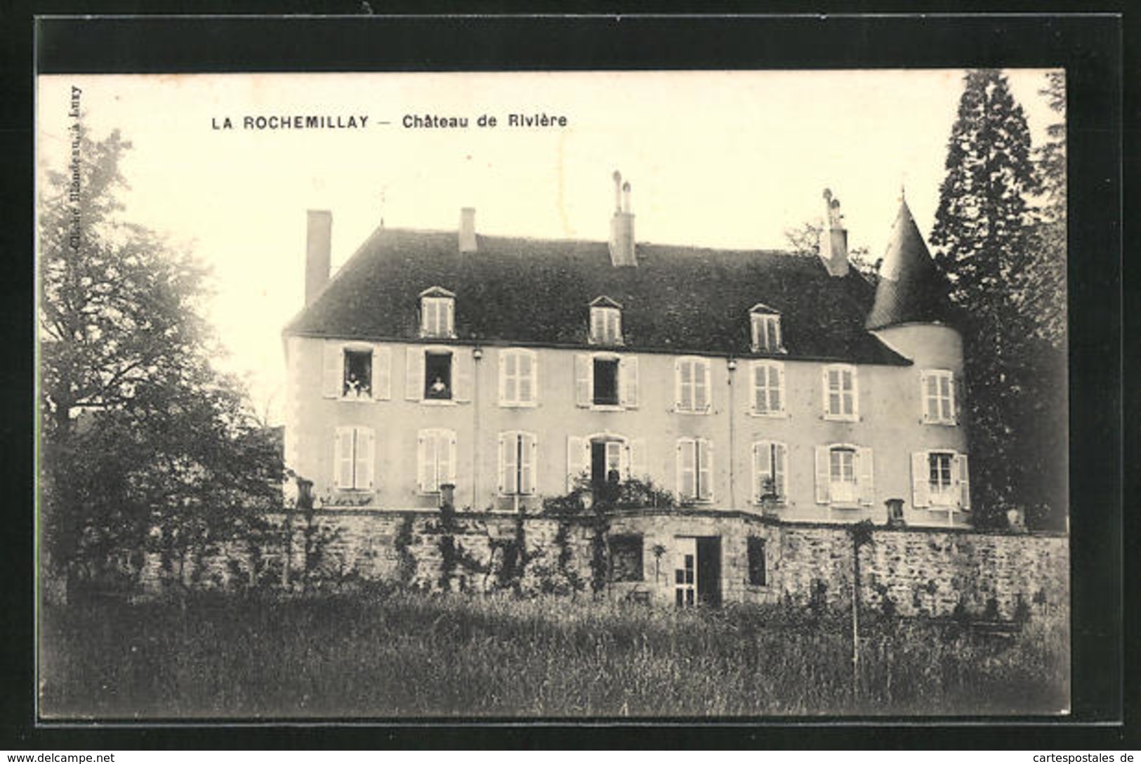 CPA La Rochemillay, Château De Rivière - Altri & Non Classificati