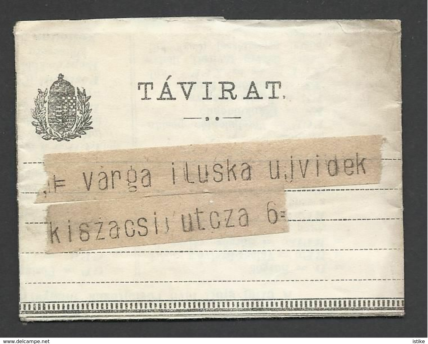 Hungary, Telegram,  910s. - Telegraph