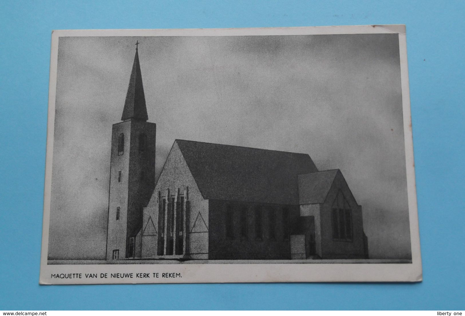 Maquette Van De Nieuwe Kerk Te REKEM () Anno 19?? ( Zie Foto's ) ! - Lanaken