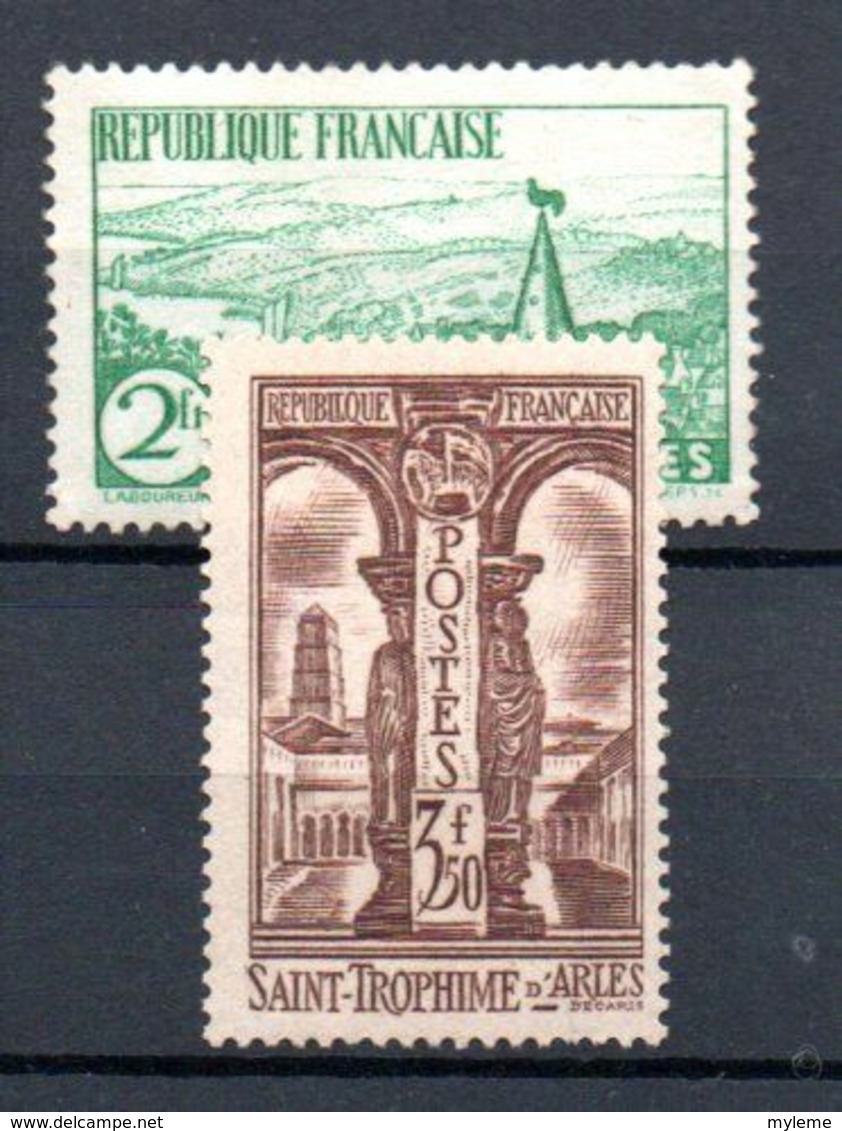 K21 France Beau N° 301 + 302 ** à 10% De La Côte . A Saisir !!! - Unused Stamps