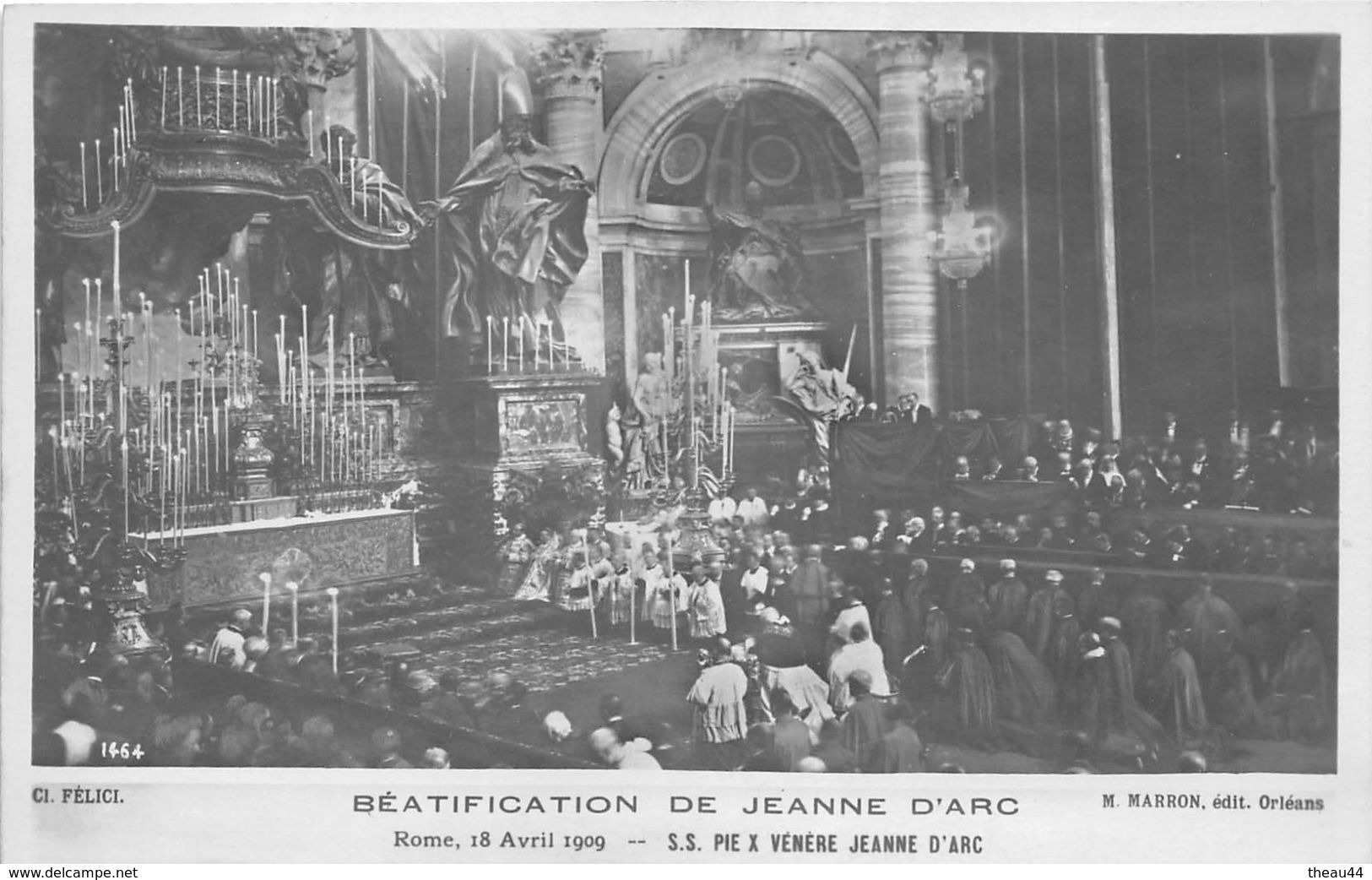 ITALIE - ROME - Lot de 10 Cartes - Béatification de Jeanne D'ARC des 18 et 19 Avril 1909 - PIE X - Religion