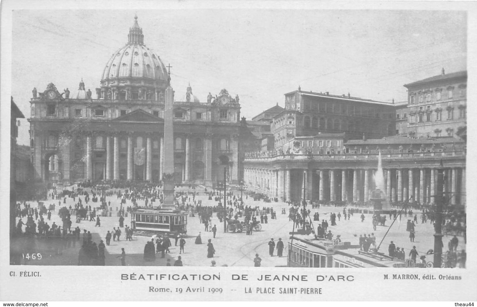 ITALIE - ROME - Lot de 10 Cartes - Béatification de Jeanne D'ARC des 18 et 19 Avril 1909 - PIE X - Religion