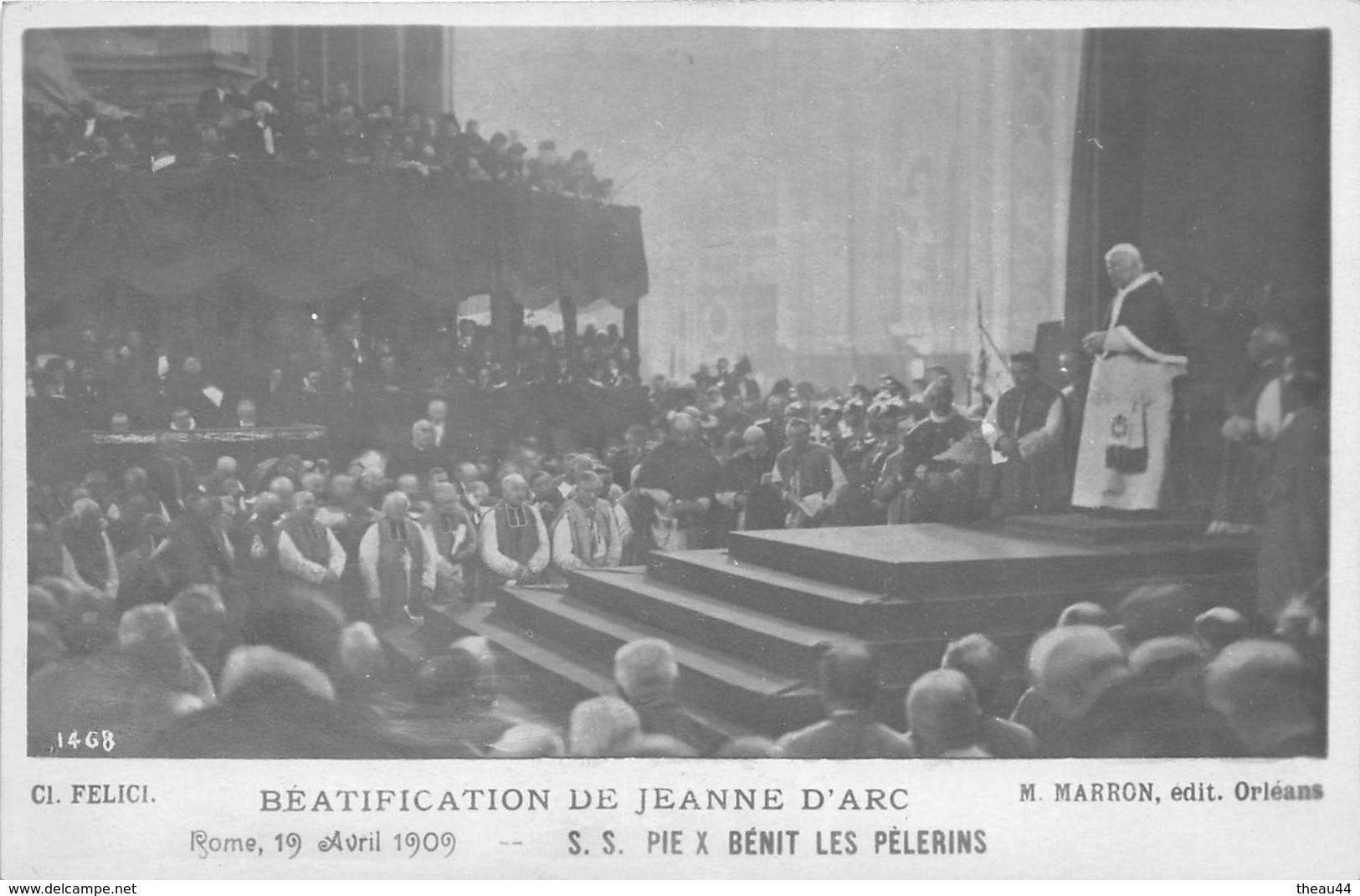 ITALIE - ROME - Lot de 10 Cartes - Béatification de Jeanne D'ARC des 18 et 19 Avril 1909 - PIE X - Religion