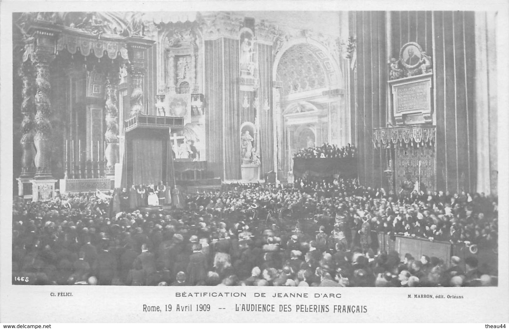 ITALIE - ROME - Lot de 10 Cartes - Béatification de Jeanne D'ARC des 18 et 19 Avril 1909 - PIE X - Religion