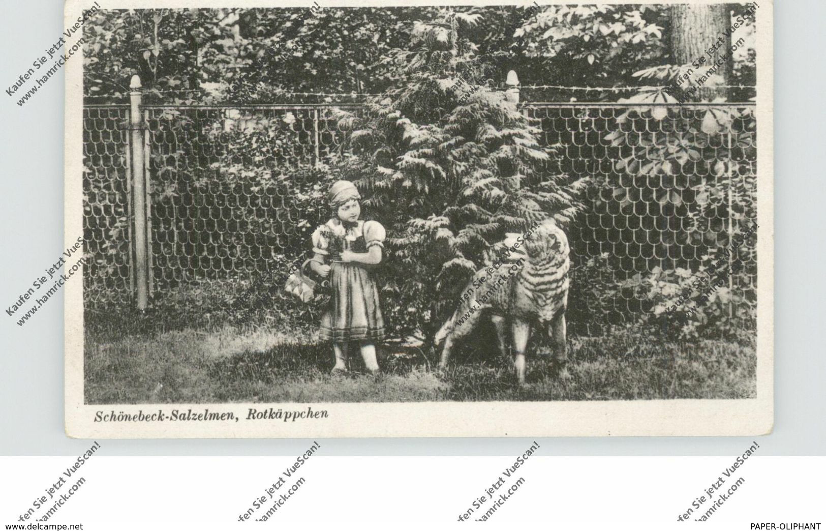 0-3300 SCHÖNEBECK - SALZELMEN, Märchenfiguren, Rotkäppchen / Little Red Riding Hood - Schoenebeck (Elbe)