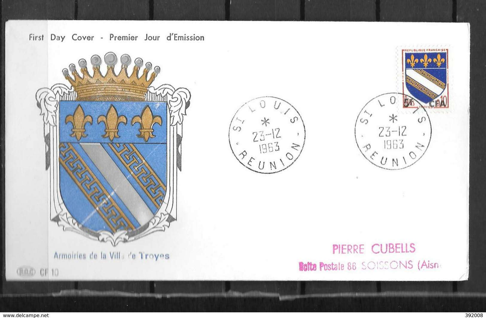 1963 - 1 - 346A - Troyes - Storia Postale