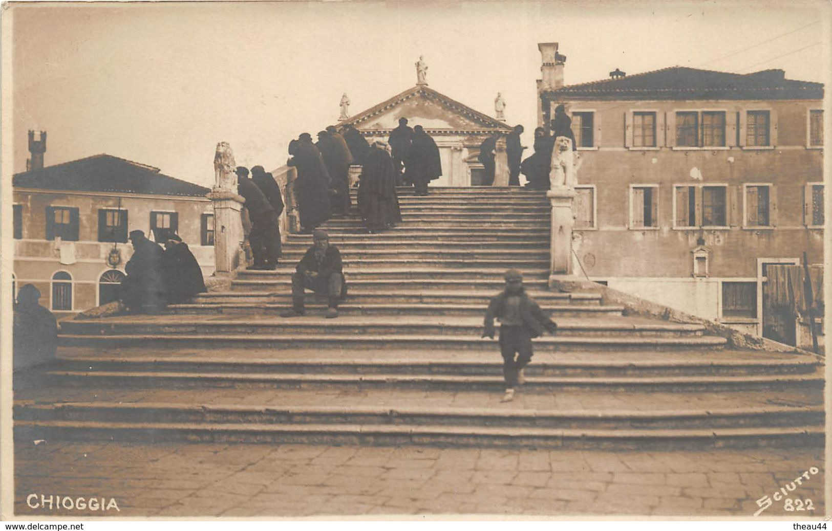 ¤¤  -   ITALIE   -   CHIOGGIA   -   Carte-Photo De La Ville   -   Escaliers, Monuments   -  ¤¤ - Chioggia