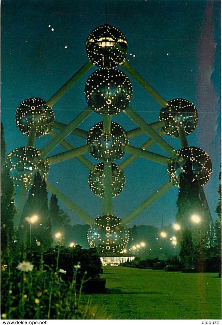 Belgique - Bruxelles - Brussel - Atomium - Vue De Nuit - Carte Neuve - CPM - Voir Scans Recto-Verso - Other & Unclassified