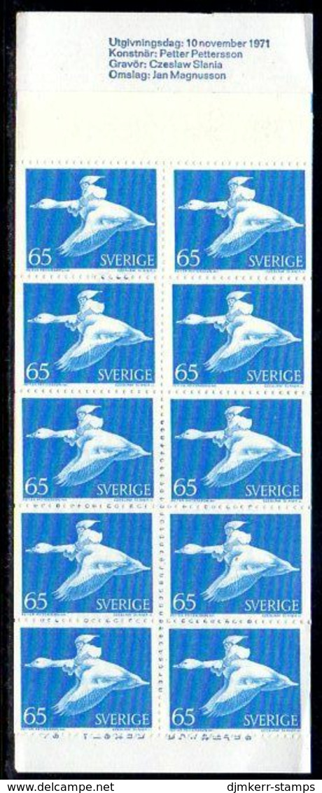 SWEDEN 1971 Holgersson Illustration  Booklet MNH / **.  Michel 733 MH - 1951-80