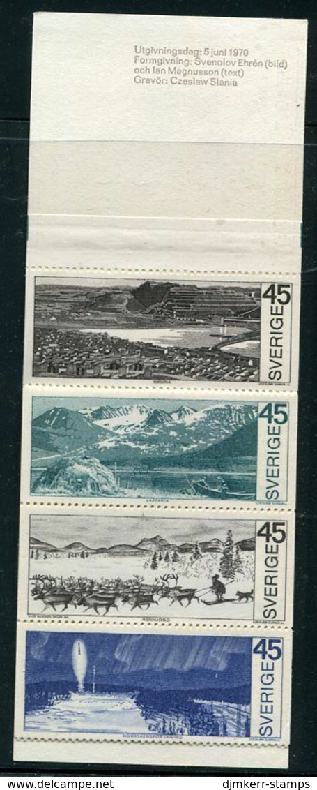 SWEDEN 1970 Tourism: North Sweden Booklet MNH / **.  Michel MH 25 - 1951-80