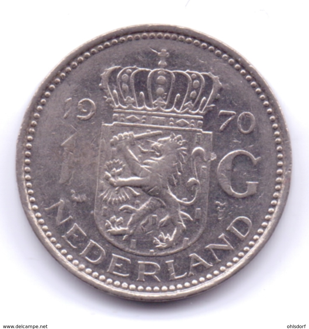 NEDERLAND 1970: 1 Gulden, KM 184a - 1948-1980 : Juliana