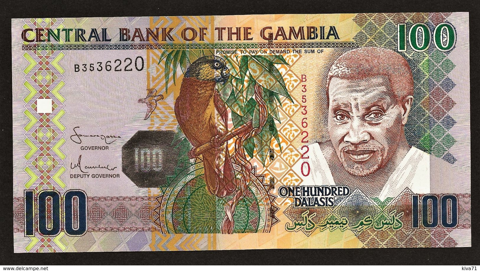 100 Dalasis "GAMBIE"    UNC     Bc 57 - Gambia