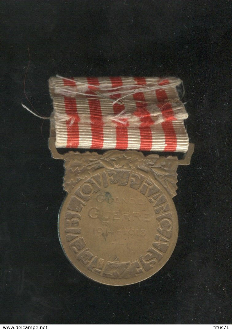 Médaille Commémorative De La Grande Guerre 1914-1918 ( Lot 2 ) - France