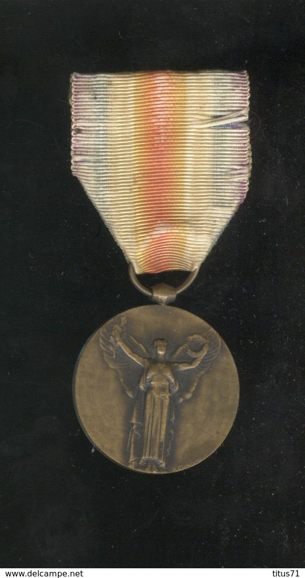 Médaille Interalliée - Ruban Usagé - Frankrijk