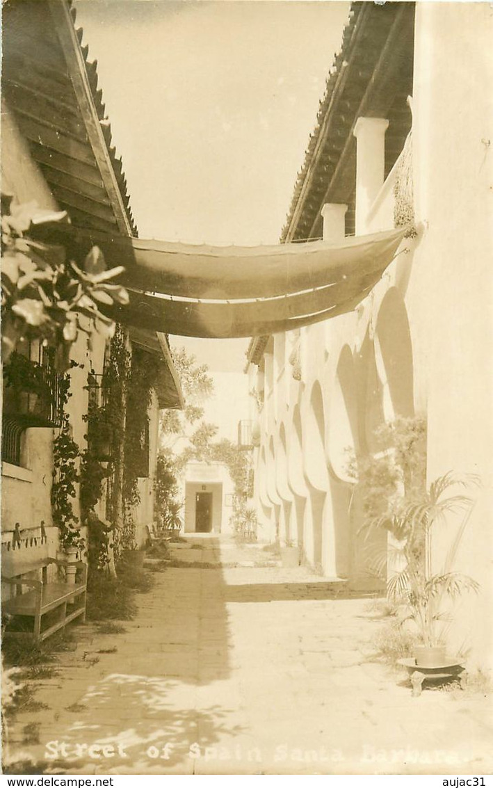 Etats Unis - California - Santa Barbara - Street Of Spain - Carte Photo - Bon état Général - Santa Barbara