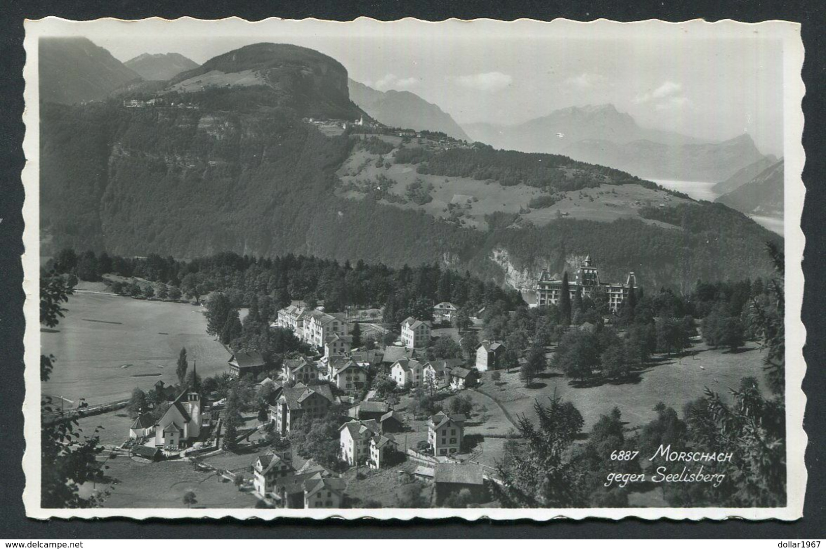 ( 6887 ) Morschach Gegen Seelisberg - District Schwyz. - NOT  Used   , 2 Scans For Condition. (Originalscan !! ) - Morschach