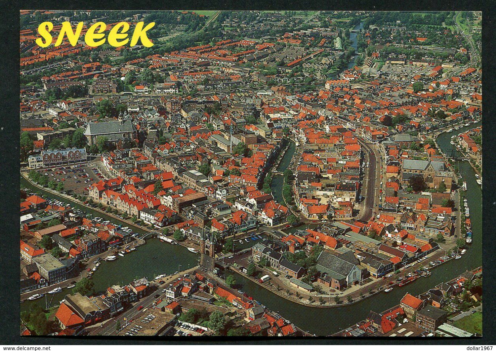 Panorama - Sneek - Gemeente Súdwest-Fryslân  - NOT  Used   , 2 Scans For Condition. (Originalscan !! ) - Sneek